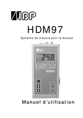 IBP HDM97 Manuel D'utilisation