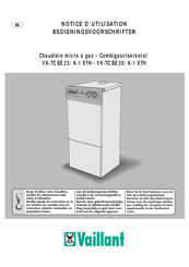 Vaillant VK-TC BE 25/K-1 XTH Notice D'utilisation