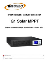 INFOSEC UPS SYSTEM G1 Solar MPPT Manuel Utilisateur