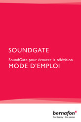 Bernafon SoundGate Mode D'emploi