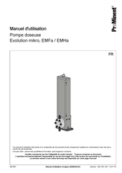 ProMinent Evolution mikro EMHa Manuel D'utilisation