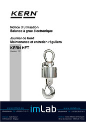 KERN HFT 15T5 Notice D'utilisation