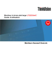 Lenovo ThinkVision LT2223dwC Guide D'utilisation