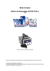 WilTec AOYUE 474A++ Mode D'emploi