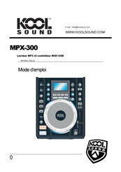 KOOL SOUND MPX-300 Mode D'emploi