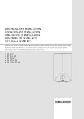 Stiebel Eltron SN 15 SLi Utilisation Et Installation