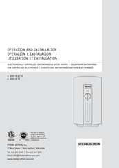 Stiebel Eltron DHC-E 8/10 Utilisation Et Installation