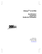 3Dlabs Wildcat 4110 PRO Guide De L'utilisateur