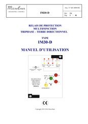 MICROENER IM30-D Manuel D'utilisation