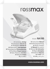 Rossmax NA100 Mode D'emploi