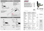 Omer PL 110 SJ Manuel D'utilisation, Entretien Et Pièces De Rechange