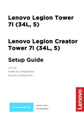 Lenovo Legion Tower 7i Guide De Configuration