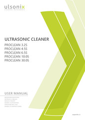 ulsonix PROCLEAN 6.5S Manuel D'utilisation