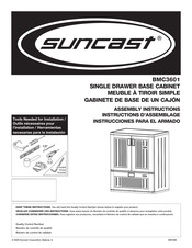 Suncast BMC3601 Instructions D'assemblage