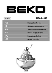 Beko HSA 24540 Instructions D'utilisation
