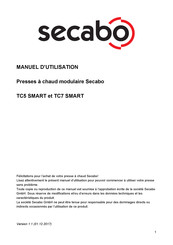 Secabo TC7 SMART Manuel D'utilisation