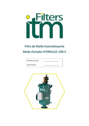 Filters itm HYDRAULIC 103-V Mode D'emploi