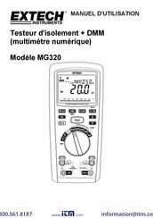 Extech Instruments MG320 Manuel D'utilisation