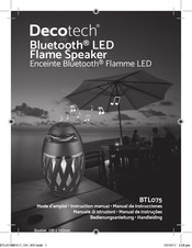 Decotech Flame BTL075 Mode D'emploi