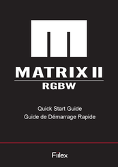 Fiilex MATRIXII RGBW Guide De Démarrage Rapide