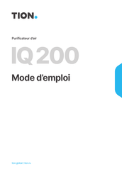 Tion IQ 200 Mode D'emploi