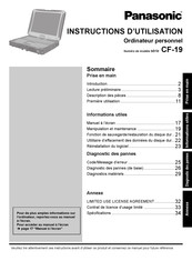Panasonic CF-19 Série Instructions D'utilisation