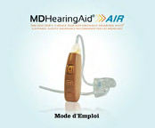 MDHearingAid AIR Mode D'emploi