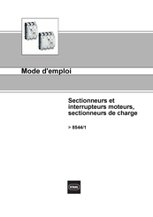 Stahl 8544/1 Mode D'emploi