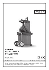 Gamma H-2500K Mode D'emploi Original