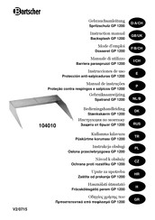 Bartscher 104010 Mode D'emploi