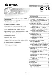 Optex HX-80NRAM Manuel D'installation