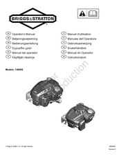 Briggs & Stratton 140000 Manuel D'utilisation