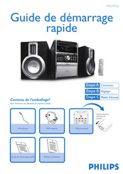 Philips MCM726 Guide De Démarrage Rapide