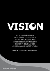 Vision AV-1301 Guide De L'utilisateur