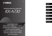 Yamaha RX-A830 Manuel De Configuration Rapide