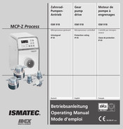 Idex Ismatec MCP-Z Process ISM 918 Mode D'emploi