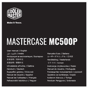 Cooler Master MASTERCASE MC500P Manuel De L'utilisateur