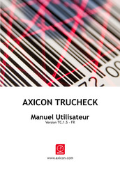 Axicon Trucheck 12900 Manuel Utilisateur