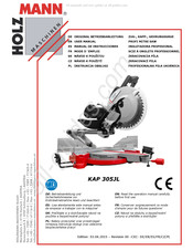 HOLZMANN MASCHINEN KAP 305JL Mode D'emploi