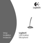 Logitech USB Desktop Microphone Manuel D'installation