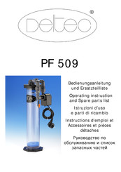 Deltec PF 509 Instructions D'emploi