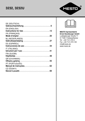 Mesto 3232 Mode D'emploi