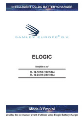 Samlex Europe ELOGIC EL 12-24/30 Mode D'emploi