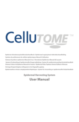 KCI CelluTome Système de prélèvement de cellules épidermiques Manuel D'utilisation
