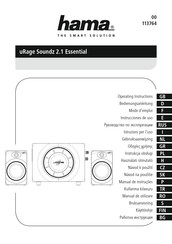 Hama uRage Soundz 2.1 Essential Mode D'emploi