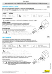 Bodet Profil 740 Guide De Démarrage Rapide