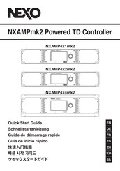 Nexo NXAMP4x1MK2 Guide De Démarrage Rapide