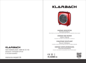 KLARBACH HL 82084 ro Manuel D'utilisateur