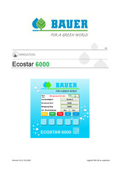 Bauer Ecostar 6000 Mode D'emploi