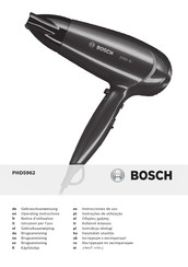 Bosch PureStyle PHD5962 Notice D'utilisation